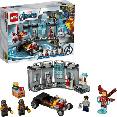 Produktbild von LEGO 76167 Super Heroes Marvel Avengers Iron Mans Arsenal, Erweiterungsset