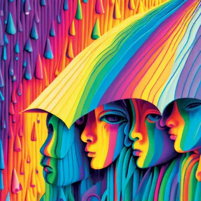 Produktbild von Yazz Puzzle Rain-Bow - bunte Puzzle 1023 Teile