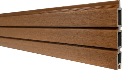 Produktbild von Fiberdeck BOSTON WPC Modern fence board Teak 21x150x1780 mm