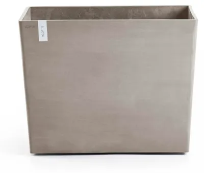 Produktbild von Pflanzkübel Hochbeet Ecopots Paris Kunststoff 85,2 x 39,5 x 65,8 cm taupe inkl. Rollen