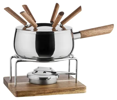 Zdjęcie produktu dla Maeser Josef, zestaw do fondue, stal nierdzewna, nadaje się do użytku z płytami indukcyjnymi