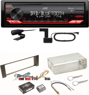 Produktbild von JVC KD-X282DBT Bluetooth DAB USB Digitalradio Einbauset für Audi A4 B6 B7