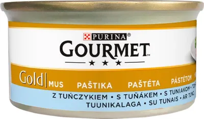 Zdjęcie produktu dla Gourmet Gold Karma Dla Kotów Mus Z Tuńczykiem 85 G