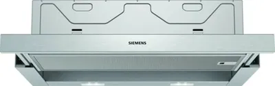 Image de Siemens iQ100 LI64MB521 hotte Semi-intégrée (semi-encastrée) Gris, Argent 389 m³/h