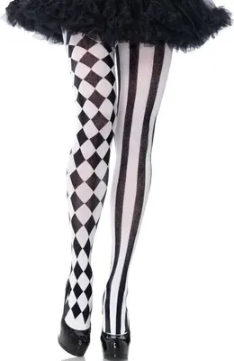 Immagine prodotto di Leg Avenue - Pantaloni Harlekin Bianco/Nero