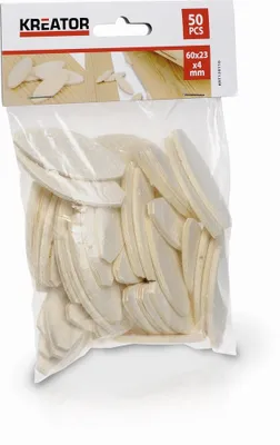 Zdjęcie produktu dla Kołek płaski Kołek szczelinowy Płytki łączące do drewna 50 szt. 60 x 23 x 4 mm Rozmiar 20 - 60 x 23 x 4 mm