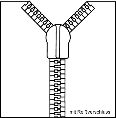 A diagram of a zipper.