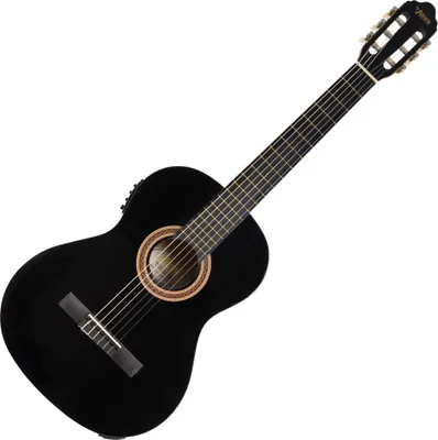 Obrázok produktu pre Valencia VC104E 4/4 Black Klasická gitara s elektronikou