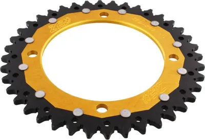 Produktbild von ZF Krone 40 Zähne Teilung 520 Gold Schwarz Dual ZFD-857-40-GLD