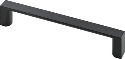 Produktbild von Hettich Möbelgriff Zinkdruckguss schwarz 137,5 x 12,0 x 26,5 mm - 1 Stück