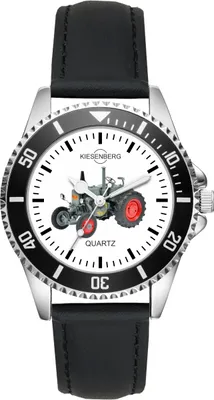 Produktbild von KIESENBERG Herrenuhr Armbanduhr Ackerluft Traktor Trecker Geschenk Fan Artikel Zubehör Fanartikel Analog Quartz Uhr L-1618
