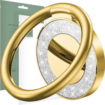Produktbild von Tech-Protect Magnetischer Telefonring Glitter Gold