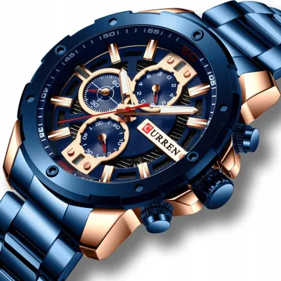 Obrázok produktu pre Pánske Hodinky Curren Classic Chronograf Dátum Hodinky Darček 4 Farby