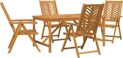 Produktbild von Garten Essgruppe 5 pcs Braun Massivholz Akazie