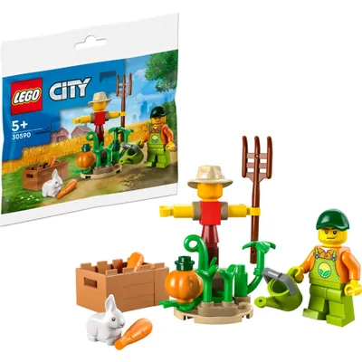 Produktbild von 30590 City Bauernhofgarten mit Vogelscheuche