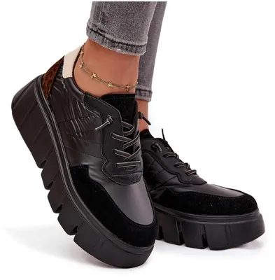 Produktbild von Damenturnschuhe Auf Plattform Vinceza 58565 Schwarz 37