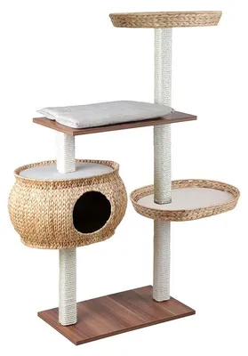 Produktbild von Rohrschneider Kletterbaum Cosy, Walnussdekor