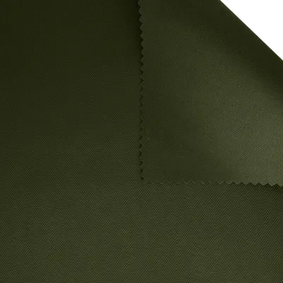 Outdoorstoff Oxford 600D UV Schutz doppelt PU beschichtet olivgrün