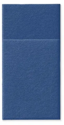 Produktbild von Besteckservietten Airlaid Marineblau 25 Stück 1/8 Falz Serviettentaschen