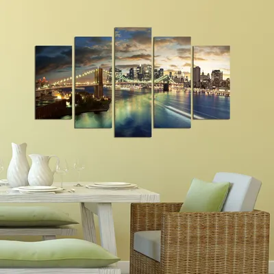 Obrázek produktu pro Wallity, 5PMDF- CHR1979, Barevné, Výtisky na plátně, 110 x 60 cm, 100% MDF (tloušťka: 3 mm)