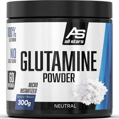 Immagine prodotto di All Stars Glutamine Powder Aminoacido non essenziale - Insapore - 300 g 300 g senza aroma