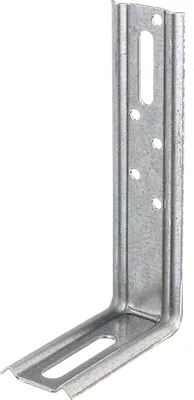 Obrázek produktu pro Alberts 866273 Verstellwinkel, 90°-Winkel, geprägt, mit Langloch, sendzimirverzinkt, 70 x 130 x 30 mm, 25er Set