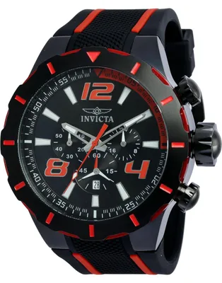 Obrázok produktu pre Invicta S1 Rally 20109 Pánske Hodinky - Quartz Hnací Mechanizmus - Nerezová Oceľ s Čiernym Ciferníkom - 53 mm