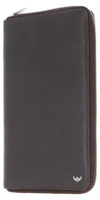 Imagen del producto de Golden Head Cuero estuche de identificación Capri RFID Protect RV-Reise Brieftasche 4487 Dunkelbraun marrón oscuro