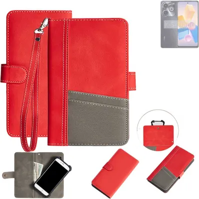 Produktbild von K-S-Trade Handy Schutzhülle für Infinix Hot 40 Pro Hülle Portemonnee Brieftasche Klapphülle Kartenfächer Flip Wallet Case Etui