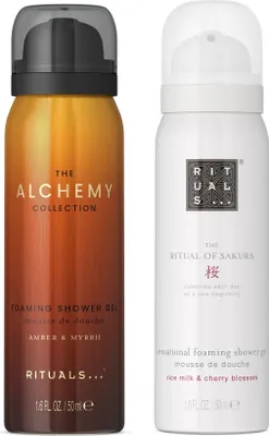 Produktbild von Rituals Sakura & Alchemy Duschschaum Bundle – 2×50 ml Reisegrößen