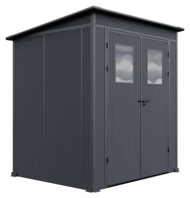 Immagine prodotto di GFP Primeyard Casetta da giardino in plastica 176x145x199 cm Armadio da esterno per attrezzi antracite