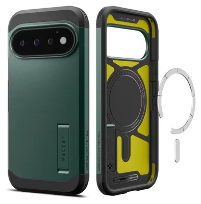 Productafbeelding van Spigen Tough Armor Backcover MagSafe voor de Google Pixel 11 Pro - Abyss Green