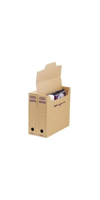 Immagine prodotto di ELBA archive box tric System, marrone naturale, con foro per l'impugnatura