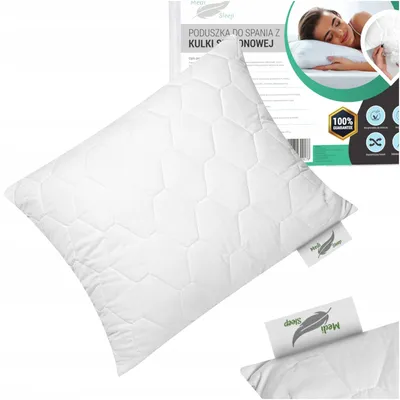 Obrázek produktu pro polštář 40 x 40 cm, prošívaný polštář s výplní ze silikonové pěny, prémiový polštář na spaní od Medi Slee