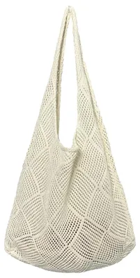 Image de Sac bandoulière tricoté à la main pour femmes, léger