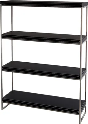 Produktbild von Büromöbel Büro Schrank Aktenschrank FORLI schwarz 1000x300 x1140 mm Kunstleder Homeoffice Arbeitszimmer Ordnerschrank Büroregal
