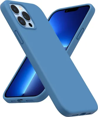 Immagine prodotto di Custodia per Apple iPhone 13 Pro Max Custodia flessibile blu con microfibra A2484