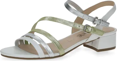 Produktbild von Caprice Damen Sandale Riemchensandale Leder 9-28200-20, Größe:37 EU, Farbe:Weiß
