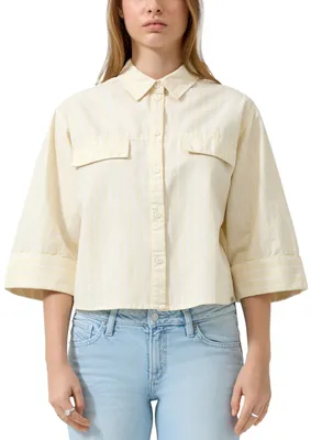 Produktbild von s.Oliver Damen Bluse – Oversize, gestreift, 3/4-Ärmel