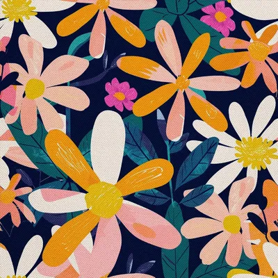Produktbild von OUTDOOR DEKOSTOFFE OXFORD - Motiv Blumen I DX5266