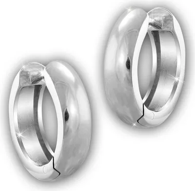 Produktbild von SilberDream Damen Ohrringe 15 mm Creolen 925er Sterling Silber D2SDO4299J