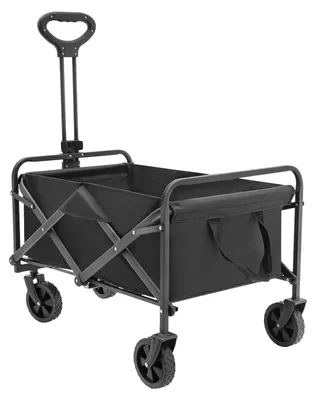 Image de Chariot de manutention, grande capacité de charge, design pliable, couleur noire