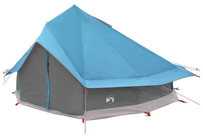 Obrázok produktu pre vidaXL Stan typu "tipi" pre 18 osôb, modrej farby, vyrobený z polyesteru a ocele