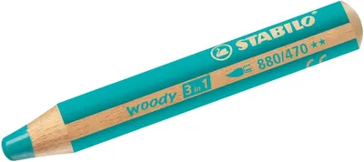 Zdjęcie produktu dla STABILO Multitalentstift woody 3 w 1, rund, trkis