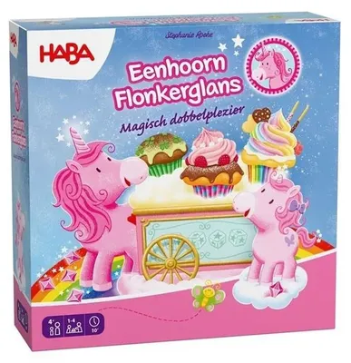 Produktbild von Haba Brettspiel Einhorn Glitzerglanz magischer Würfelspaß für Kinder