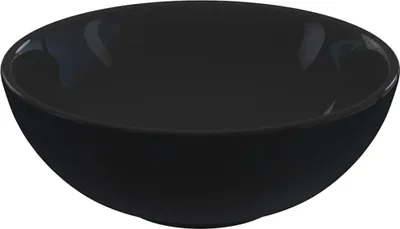 Immagine prodotto di Lavandino Ø28x10 cm in Vetroceramica Nero Lucido