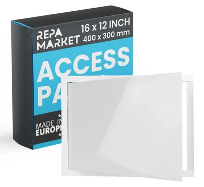 Immagine prodotto di Solidchoice - Pannello di accesso per pareti in cartongesso, in plastica ABS bianca