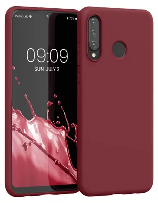 Produktbild von kwmobile Handyhülle für Huawei P30 Lite Hülle - TPU Case - Kabelloses Laden - Schutzhülle Cover in Rhabarber Rot