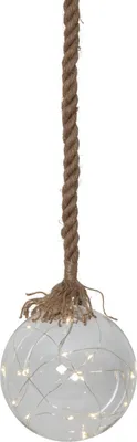 Produktbild von Star Trading Glaskugel "Jutta", 15 LED-Lichter, 15 cm Ø, 200 cm