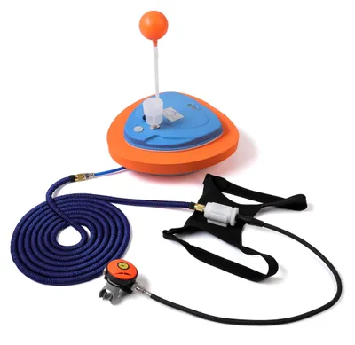 Image de Ventilateur de plongée, batterie rechargeable, conception étanche, 3,5 H, bleu
